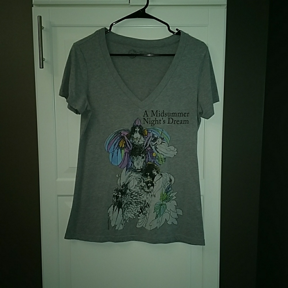 Out of Print Shakespeare shirt xl literary tee